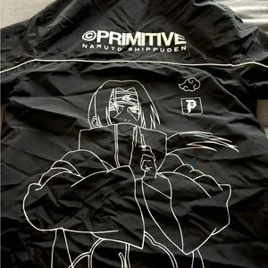 Primitive Black Naruto Shippuden Itachi Windbreaker 🔥🔥